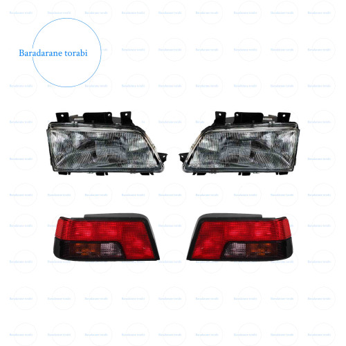 مجموعه ۴ عددی چراغ جلو و چراغ خطر پژو ۴۰۵